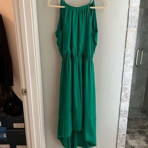 Banana Republic green halter dress